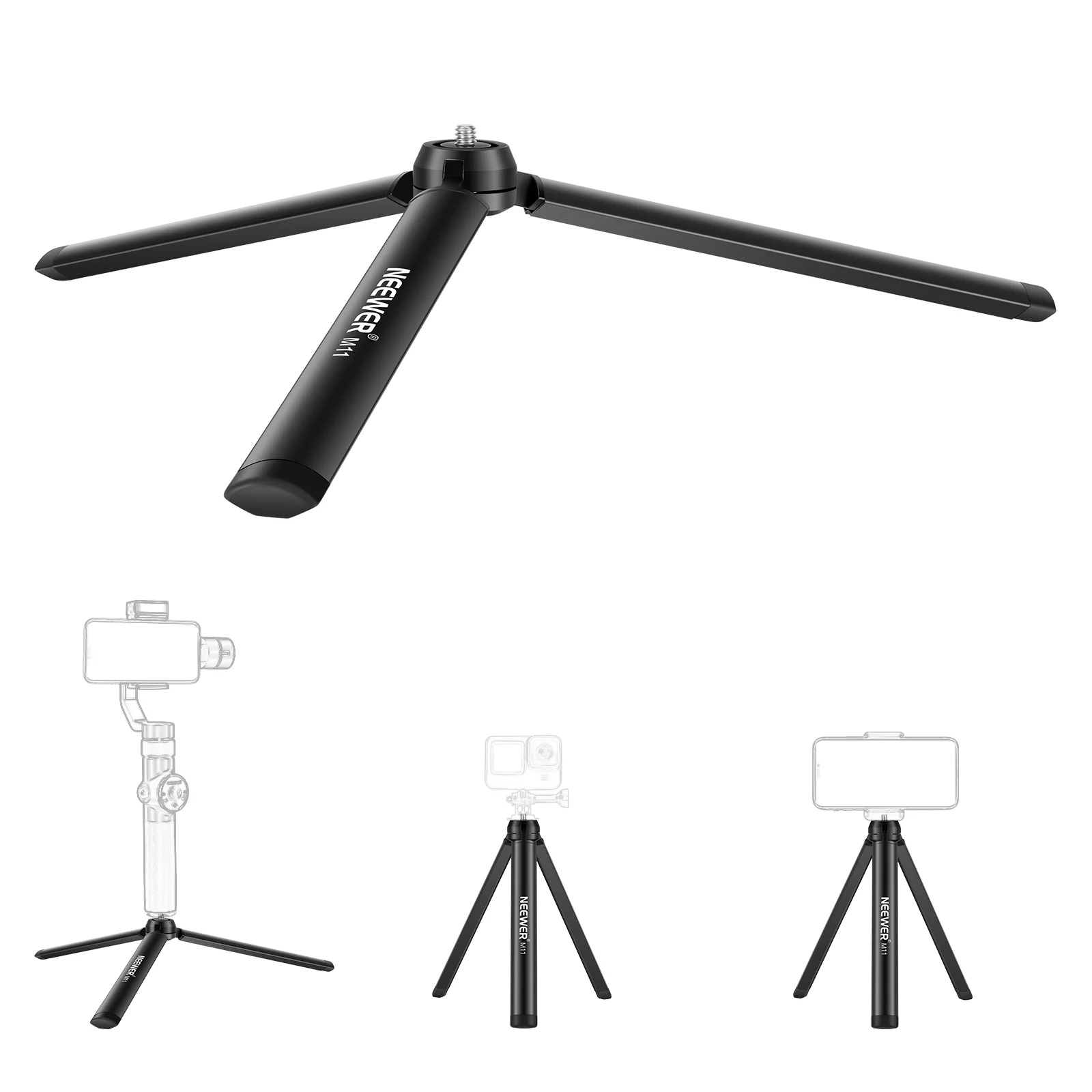 مینی سه پایه گیمبال نیور NEEWER M11 Metal Desktop Mini Tripod